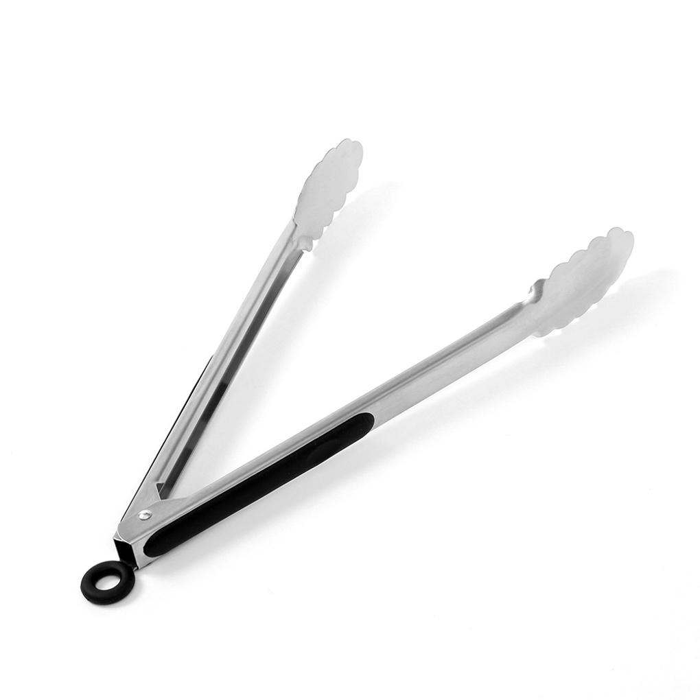 304 Stainless Steel Tongs BBQ Fried Meat Clam Tongs