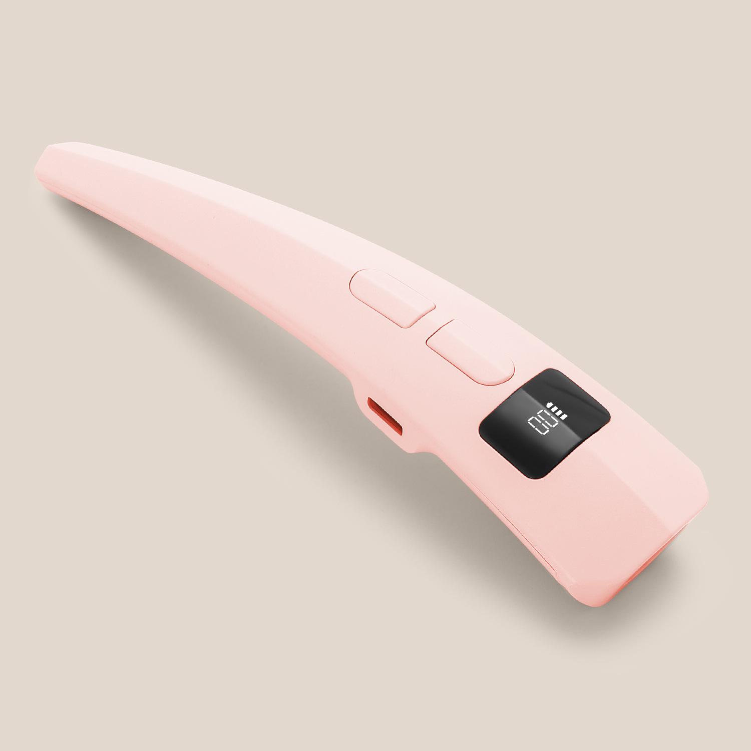 

Ручная портативная перезаряжаемая лампа для ногтей: Быстросохнущий гель и устройство для светотерапии розовый