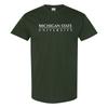 Michigan State Spartans Secondary Institutional Logo T-Shirt - Forest