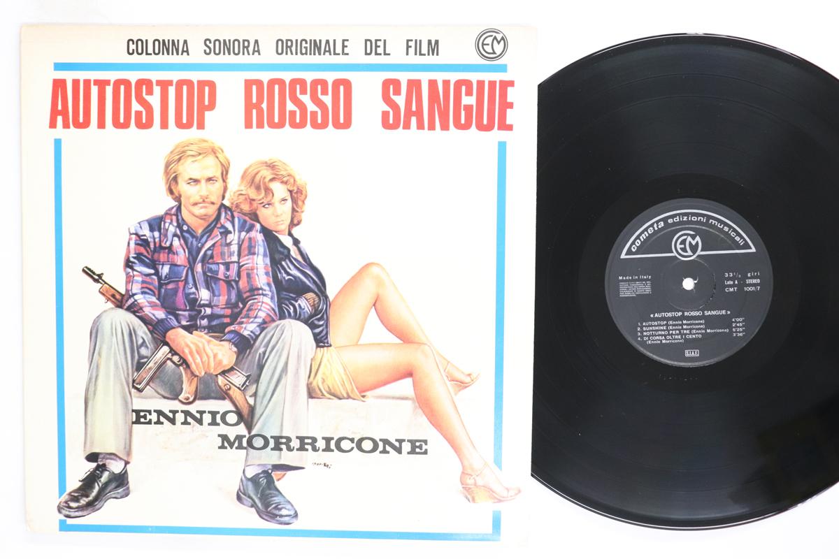 

LP Record OST ENNIO MORRICONE Autostop Rosso Sangue CMT10017 COMETA EDIZIONI 1977 Italy Soundtracks Musicals Used