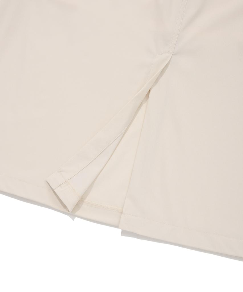 COVERNAT WOMAN Comfort Balloon Long Skirt Ivory