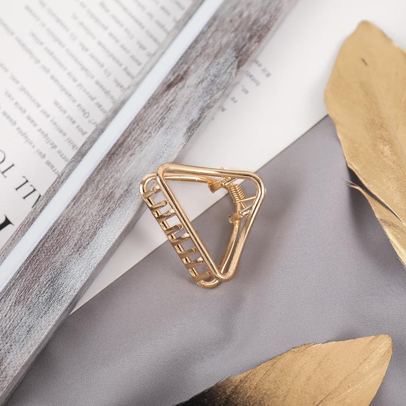 New Metal Claw Clip for Women Gold Geometric Hair Claw Large Size Headband Hairpin Claw Clip Hair Crab Hair Accessories
