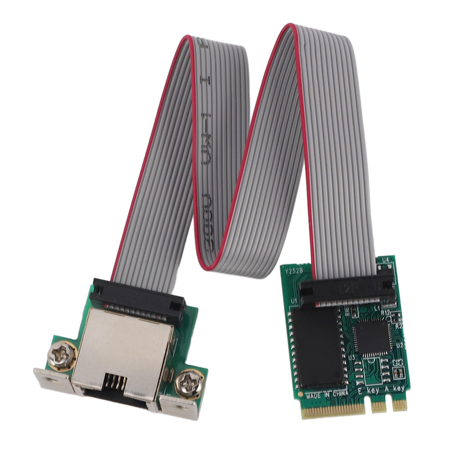 

2.5G Mini PCIE Network Card Висока швидкість передачі, стабільна портативна портативна карта PCI Express Mini PCIE M.2 RJ45