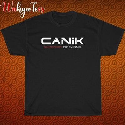Nové logo CANIK Superior Firearms Černá/Šedá/Námořnická modř/Bílá Velikost S-5XL Unisex Tričko