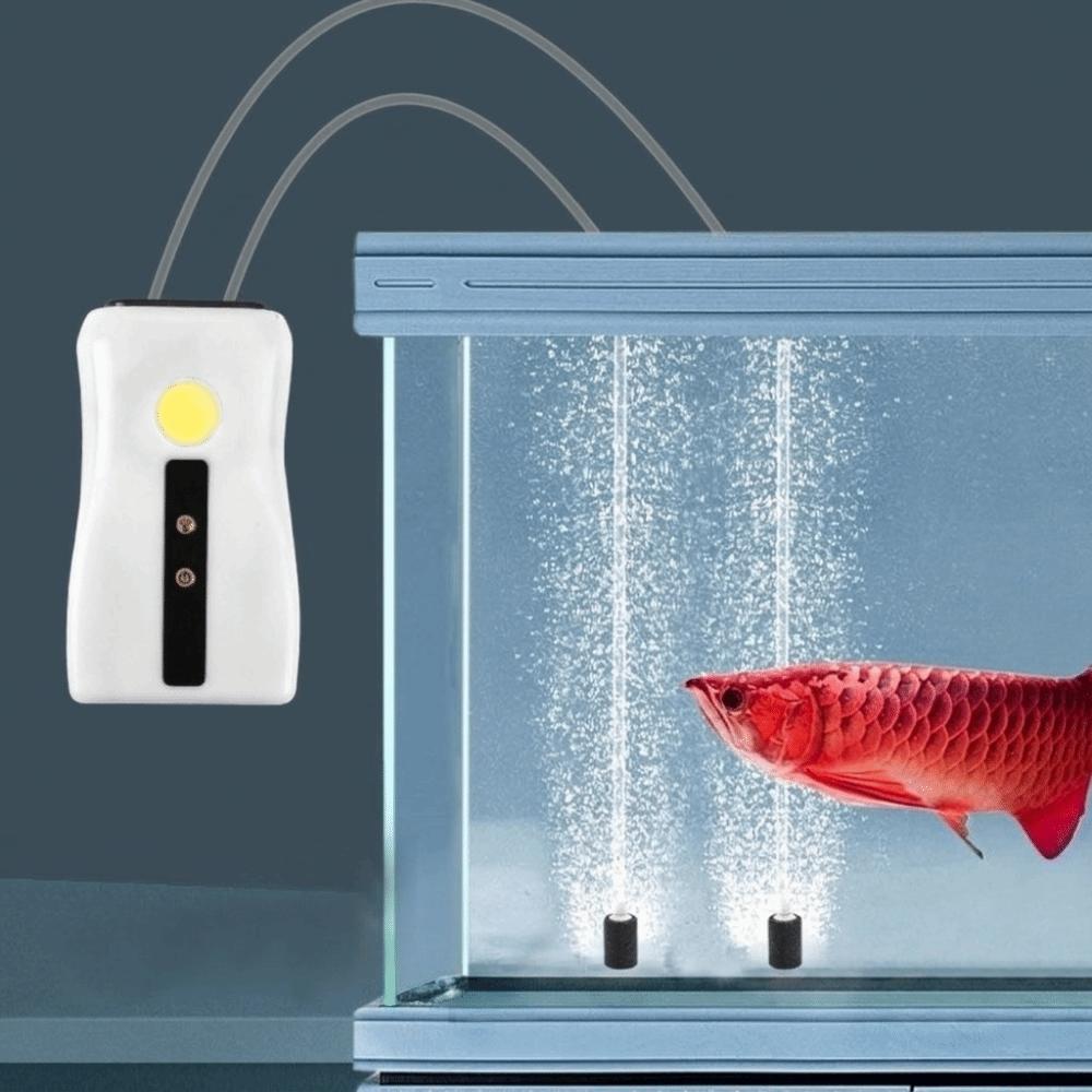 Real-time Power Display Fishing Oxygen Pump USB Rechargeable Fish Tank Aerator  Outdoor Fishing