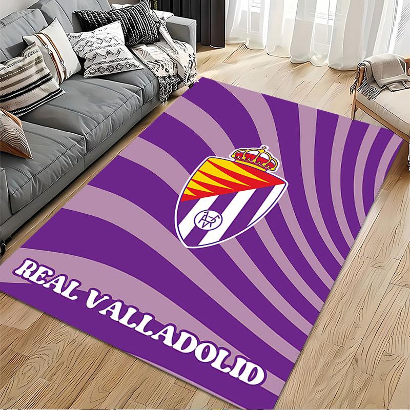Real Valladolid Logo Carpet suitable as a non-slip mat for the living room or bedroom sofa
