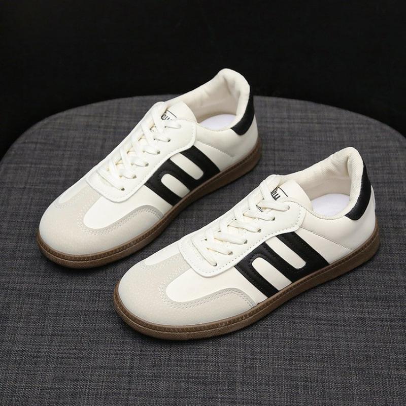Foreign trade flat-soled fashion little white shoes 2025 spring new Korean version of Forrest Gump shoes student moral training board shoes women