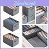 Thickened Partitioned Closet Organizer Gray 6/7/9 Compartments