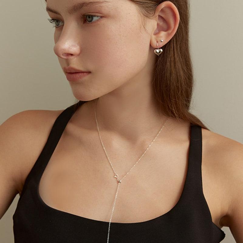 Lewe [3 Possible Styles] Three-way Mini Heart Necklace