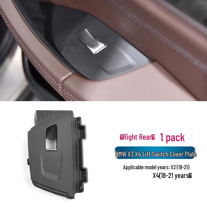 Fits BMW X3 X4 (2018-2023) Door Window Lifter Trim Panel, G01/G08 Inner Door Switch Cover Plate