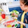 Pigment Plate Painting Palette Transparent Non-stick Comfortable Grip Clear Acrylic Oil Paint Mixing Tray with Thumb Hole Studio Accessories Color