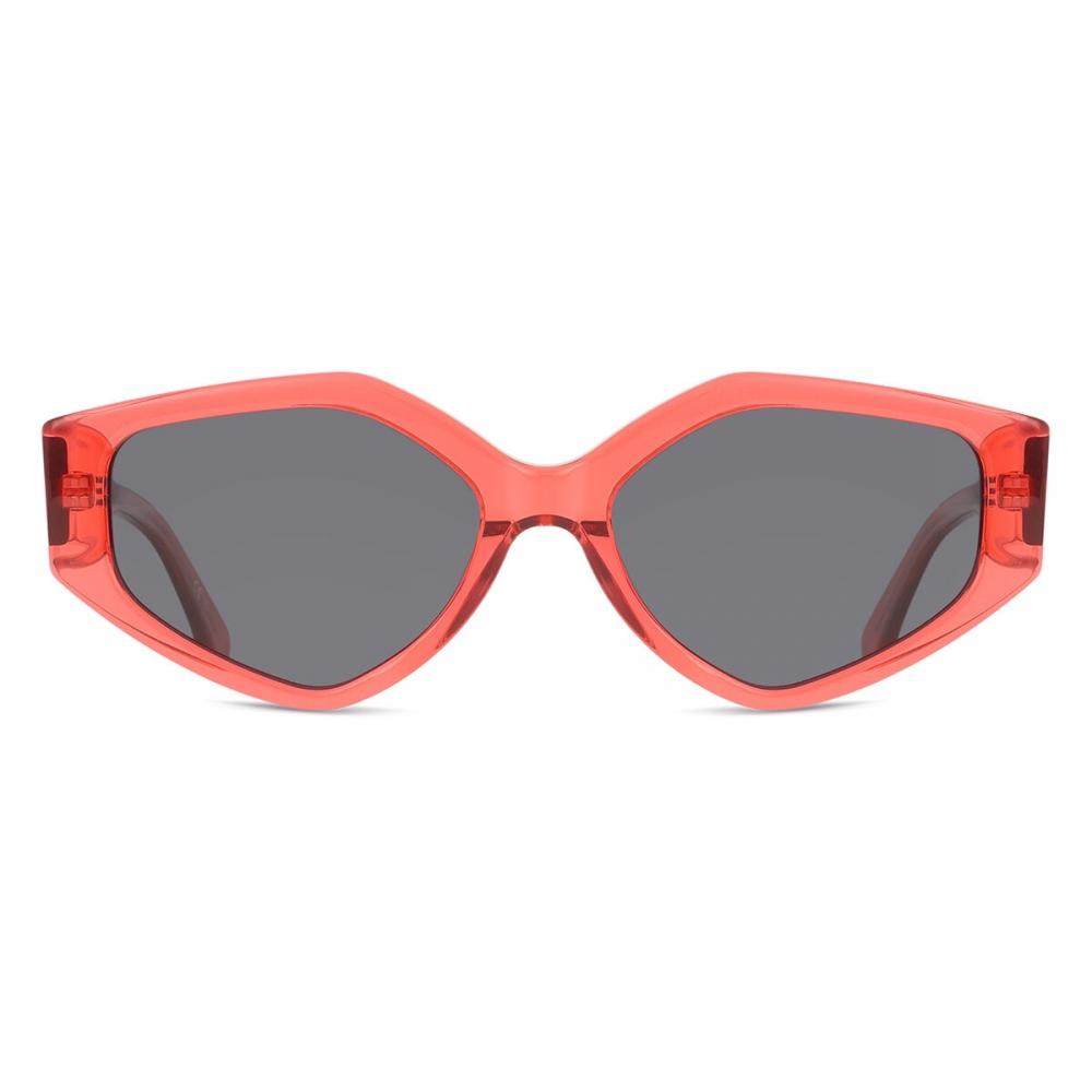 

Full Rim Geometric Transparent Red Smartbuy Collection Solara Jst 161 009 Fashion Unisex Sunglasses 56-17-145