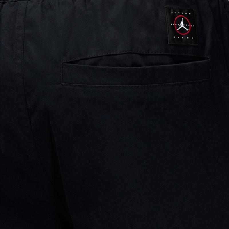 Jordan Logo Print Elastic Straight Leg Knit Sports Pants Men bottoms Black HF9329-010