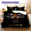Al-Ittihad FC Pattern Bedding,Quilt Set Quilt Cover Pillowcase Home Birthday Gift(1 * Duvet Cover + 2 * Pillowcase, Without Core)