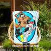 1pc Cartoon charactersOutdoor Flannel Blanket Soft Plush Decor for Picnics, camping,Bedroom, Playroom, or Lunch Breakn1168A