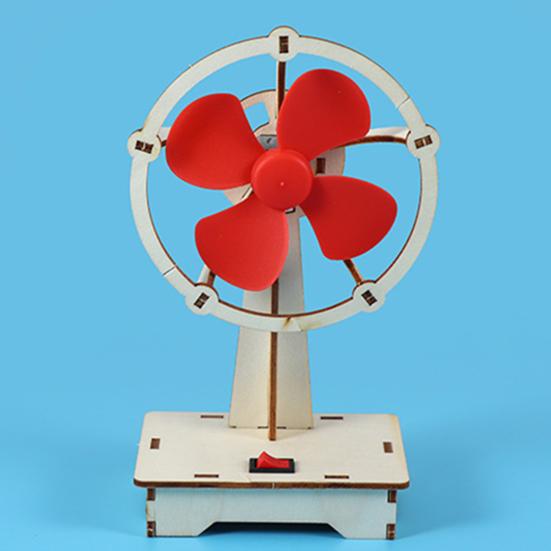 Science Fan Kit No Burr Hand-on Ability Eco-friendly DIY Fan Model Toy for Kids