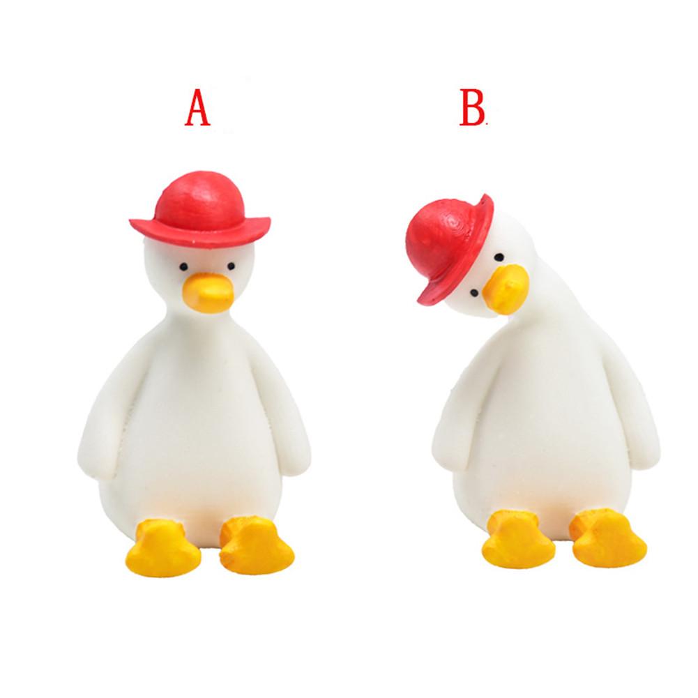 Silicone Mold Diy Cheering Duck Shape Chocolate Mold Car Decoration