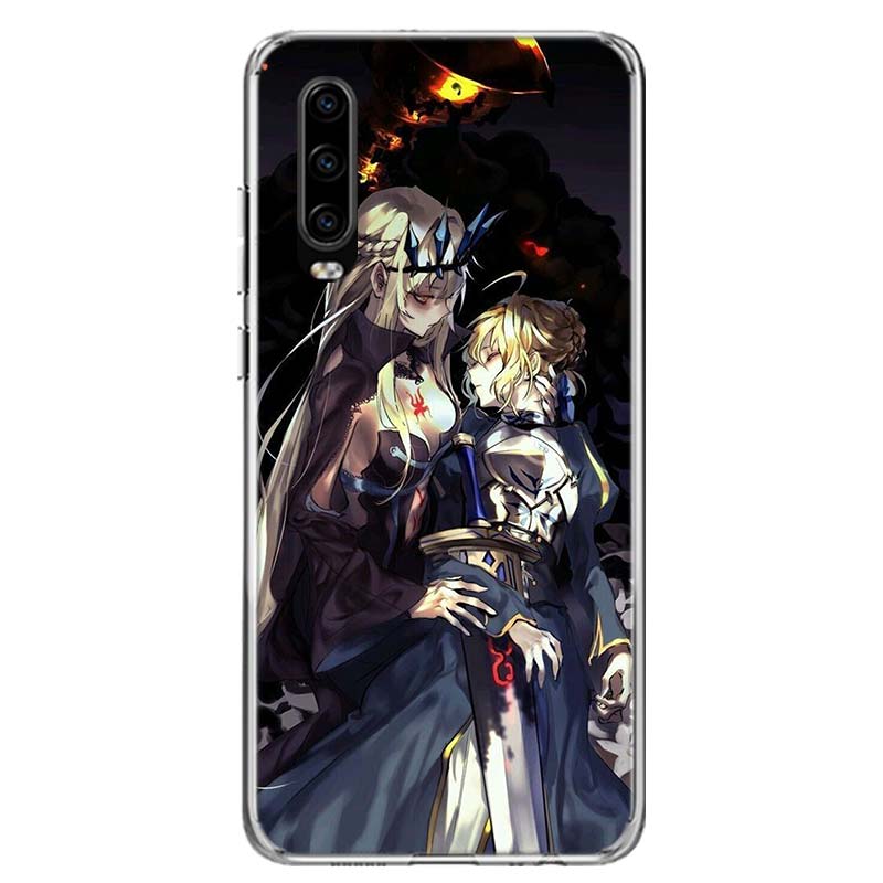 Anime Fate Zero Stay Night Saber Cover Phone Case For Huawei P30 P20 P10 P40 P50 Pro Mate 20 40 30 10 Lite Popular Fundas Art