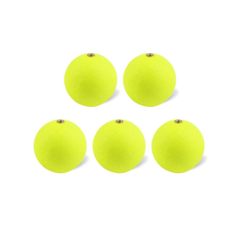 60Pcs/set Round Shape Fishing Bobbers, Large Mixed Color Plastic Float Fly Fishing Float Outdoor Fishing Bobber Tackle