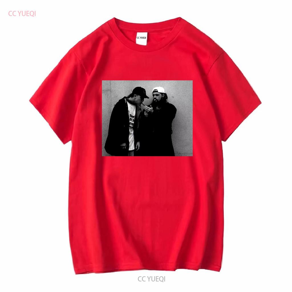 Clerks Cult Classic 90s Comedy Movie Fan Funny Jay and Silent Bob Black T Shirt Vintage Washed Comfortable Versatile Unisex