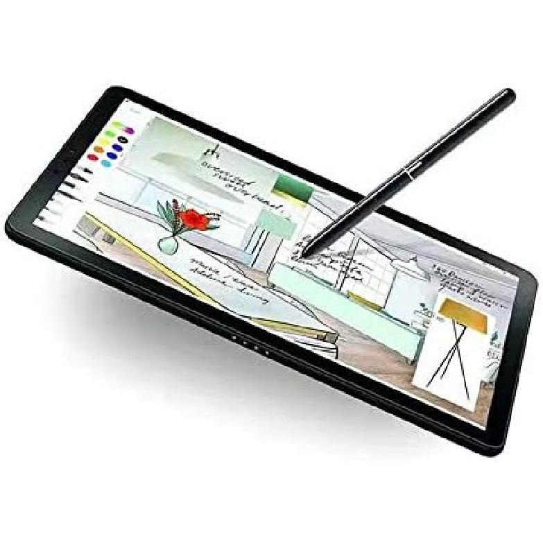 Galaxy Tab S4 Stylus Touch S Pen Replacement for Samsung Galaxy Tab S4 EJ-PT830B T835 T837 with OTG - C Type Adapter & Tips/Nibs (Black)