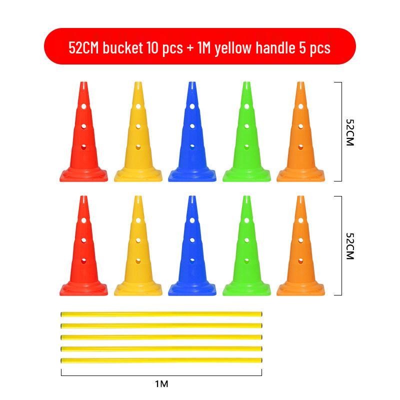 Children's Sports Training Hurdles and Cones Set