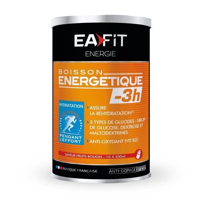 Eafit Boisson Energétique -3H Goût Fruits Rouges 500g