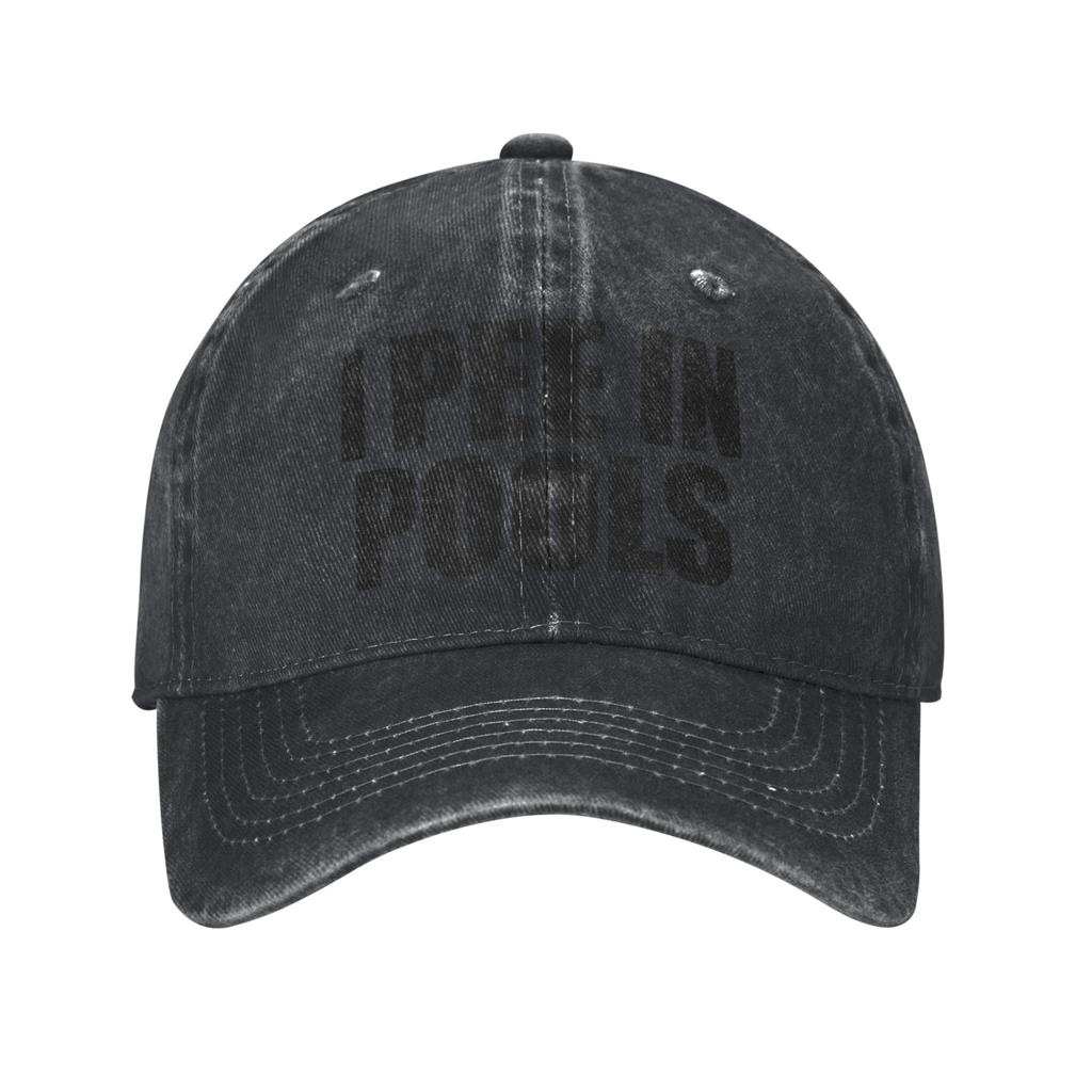 Funny I Pee In Pools Casual Baseball Cap For Unisex Unisex Summer Outdoor Sports Hip Hop Hats Streetwear Sun-Proof Baseball Caps