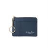 Women's Solid Color Card Holder & Coin Purse with Multi-Card Slots and Keychain