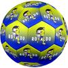 Messis farbenfrohes Logo Größe 5 Fußball Maschinengenäht Indoor/Outdoor Universeller Fußball Ideal für Fußball-Enthusiasten
