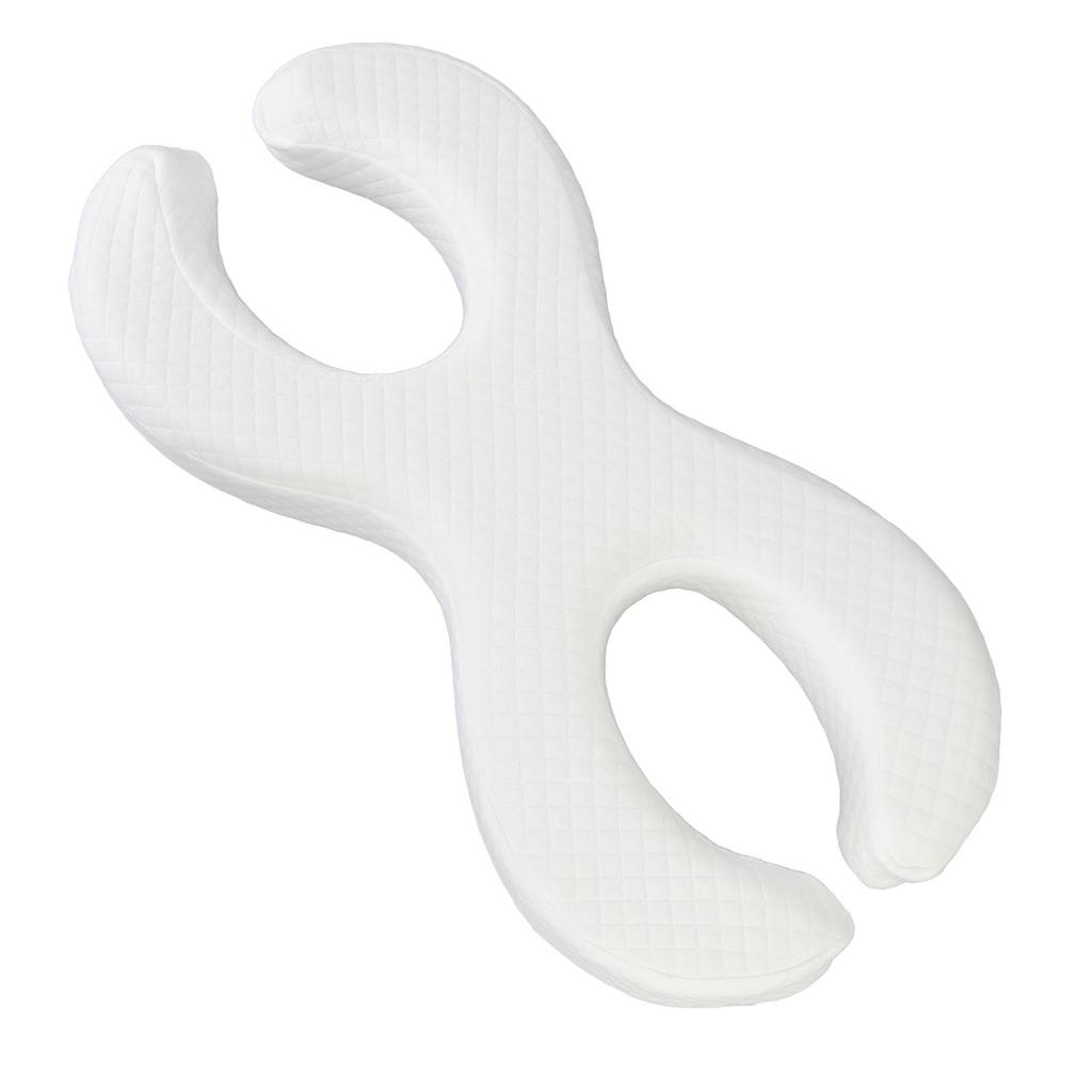 Face Pillow Side Sleep Pillow Double C Hollow Memory Foam Soft Removable Cover Pillow for Side