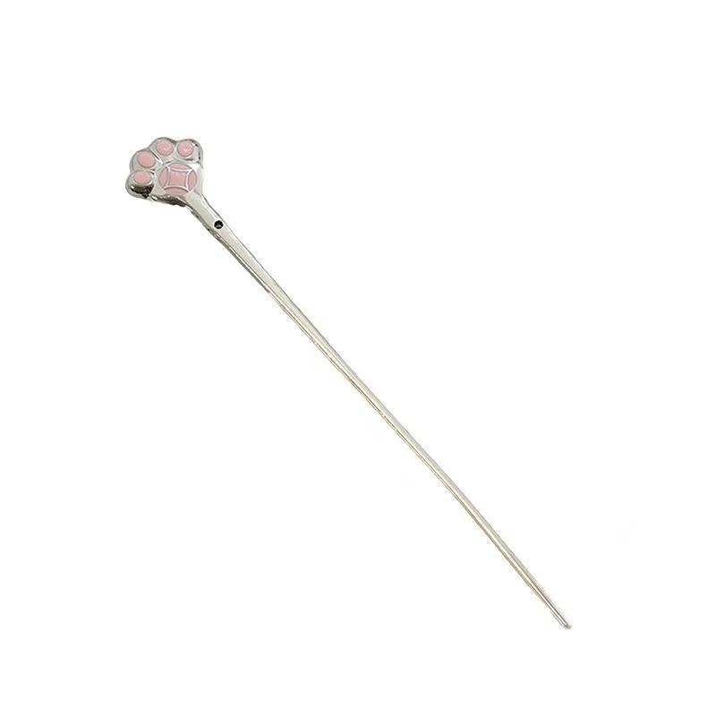 1pc/4pcs Adorable Rabbit & Cat Hairpin Cute Sweet Fixed Hair Accessory Simple Fashionable Versatile Hair Clip