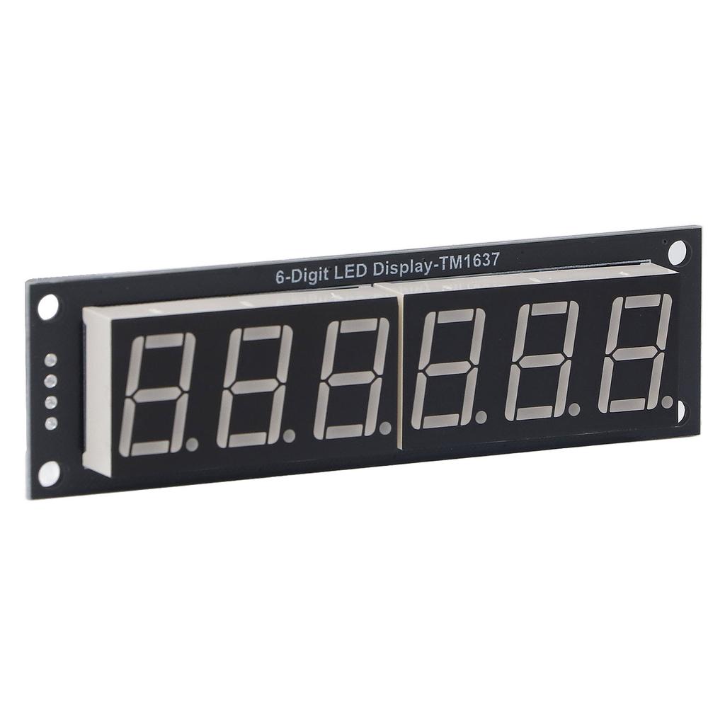 0,56 Zoll 6-stellige 7-Segment-Anzeigemodul TM1637 Treiber LED Digitalröhrenmodul 5V 2Pin IO