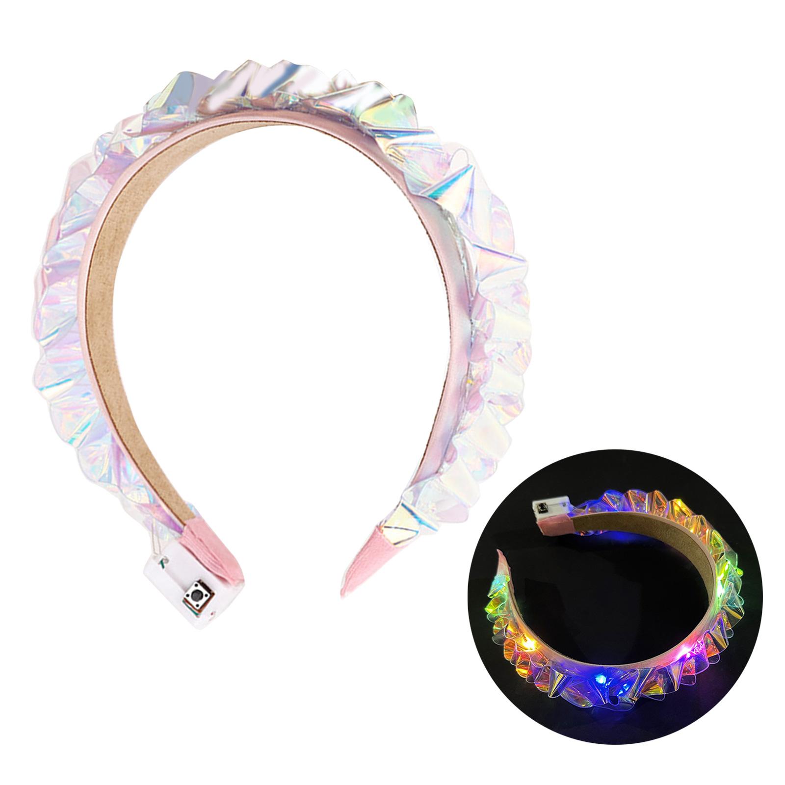 

Мода Дети Дети Светящийся Красочный Фильм Обруч для Волос Светящаяся Повязка на Голову Сценическое Шоу Детская Укладка Повязка на Голову 2