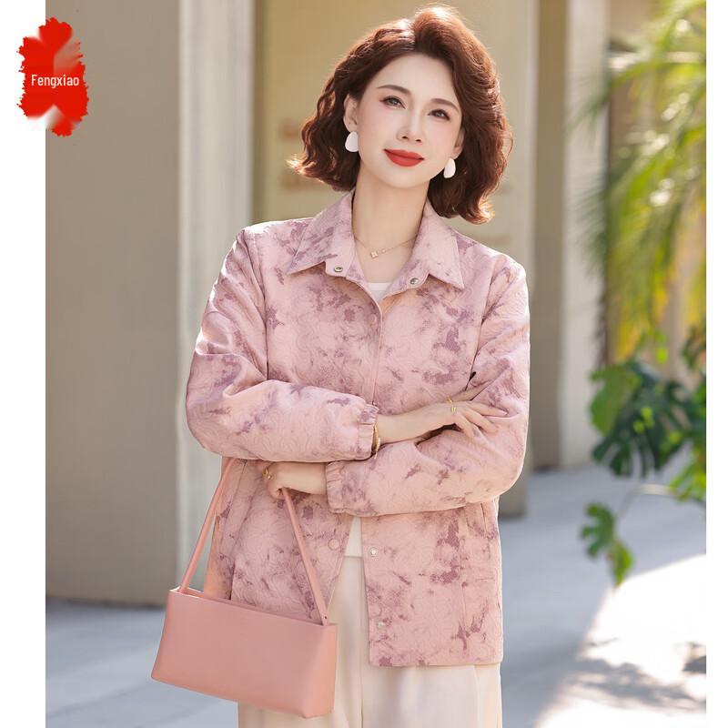 Women s Floral Lapel Long Sleeve Shirt 5XL