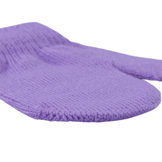 30 Pairs Toddler Winter Stretch Mittens, Solid Color Warm Kids Knit Gloves,