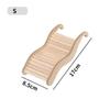 Wooden Wave Staircase Hamster Pet Ladder Playing Supplies Eco-Friendly Fun Toy For Small Animals