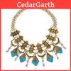 Vintage European Pendant Necklace With Alloy Geometric Design For Fashion Enthusiasts