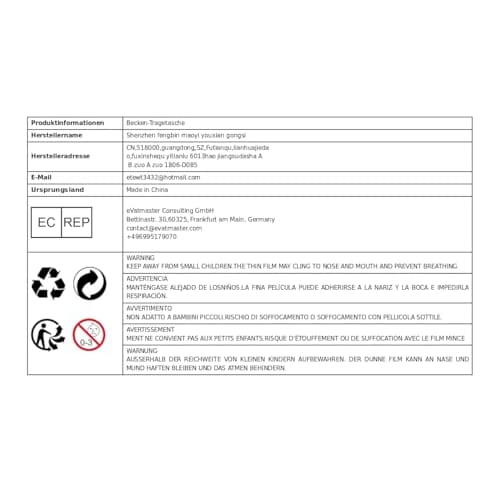 Luwecf Cymbal Gig Bag, Lightweight Padded Cymbal Case with Oxford Cloth and Dividers, Cymbal Storage Pouch, 52cm Diameter, Durable and Wear-Resistant,