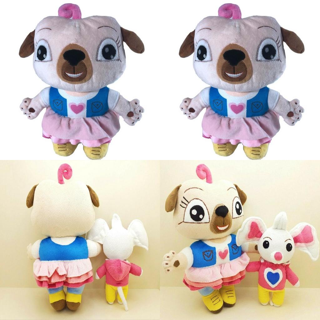 Kuscheliges Chip und Kartoffel Plüschtier Set Mops Maus Puppe