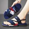 Fashion Summer Man Slippers Trend Ankle Wrap Shoes Slip-resistant Slide Sandals Lightweight Outdoor Beach Male Slipper Zapatillas Hombre