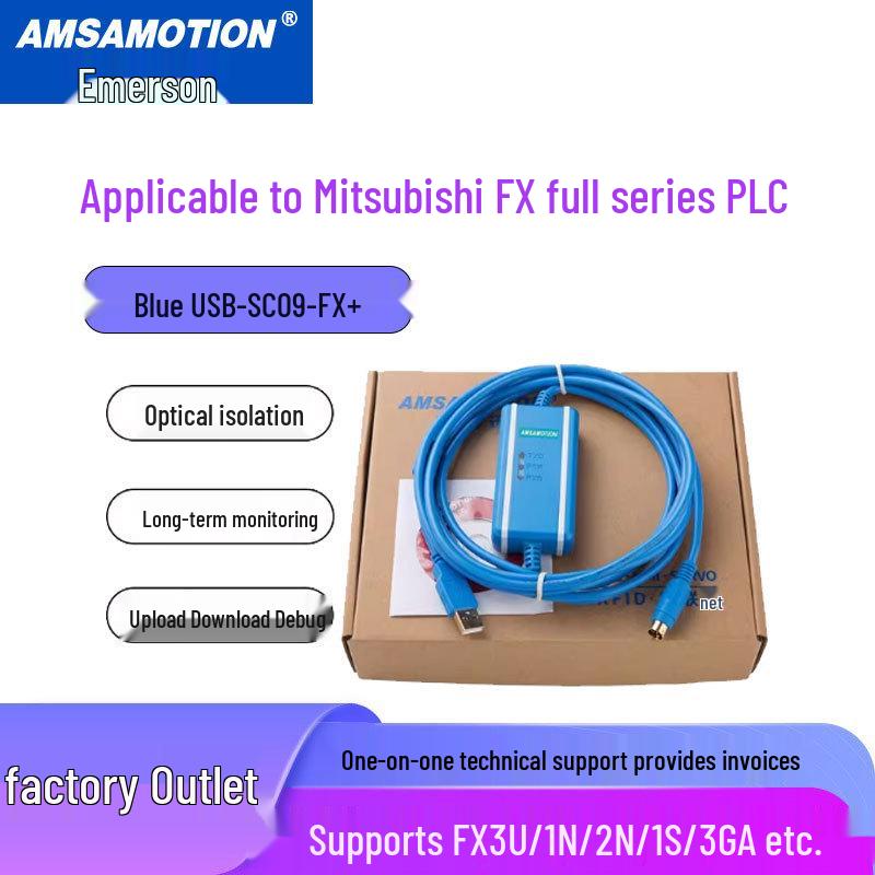Mitsubishi PLC USB-SC09-FX Flame Retardant Programming Cable FX3U/2N/1N/3GA