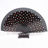 Practical Beautiful Decoration Multicolor Dot Print Folding Fan Home Supply Decorative Fan