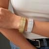 Opening Metal Wide Opening Bangle Multi Layer Lines Retro Hand Ring Irregular Wide Bracelet Women