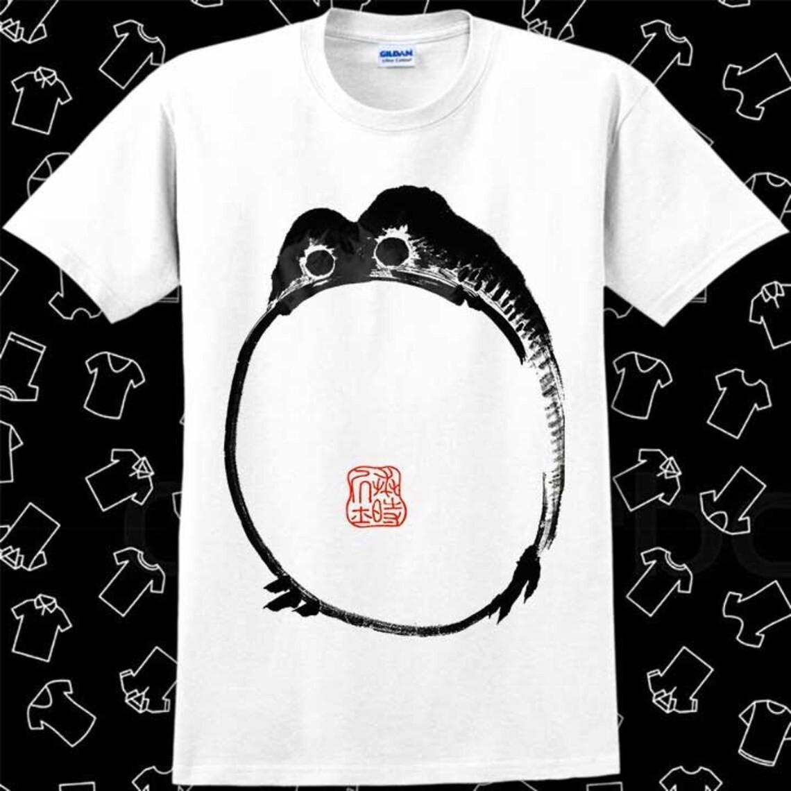 Sad Frog Japanese Art Matsumoto Hoji Meika Gafu T Shirt Mens Womens Tees Top Star Demons Unisex tee 3XL