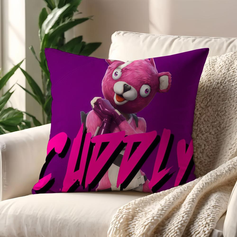 FFORTNITE Cuddle Team Leader cushion cover For Pillow Printing Sofa Decoration Home CarRoom Coffee Shop Office NordicSimplicity
