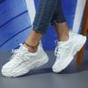 Breathable Chunky Sneakers Trendy Platform Shoes Women Fashion Casual Sports Shoes Men's Outdoor Walking Shoes Thick Sole