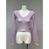 Spring New Arrival Multi-Color Optional Australian Single Easiest for Match Easy To Wear Long Sleeves V Neck High Waist Knit Bottoming Shirt for Women