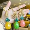 2025  Pineapple Keychain Bag Pendant Keychain Fashionable Personalized Bag Pendant Key Ring Accessories Bag Chain