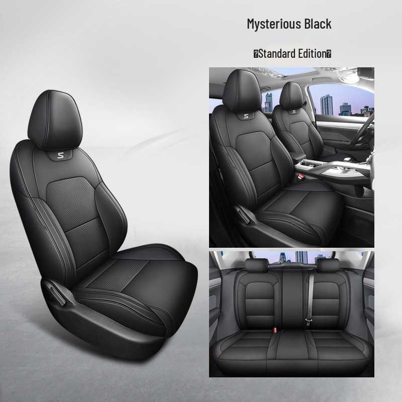 Binyue Five-Seater Leather Car Seat Cushion - New All-Season Model Model Year